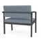 Lesro Lenox Steel Bariatric Chair Metal Frame, Charcoal, RS Rain Song Upholstery LS1401 - alternate 2